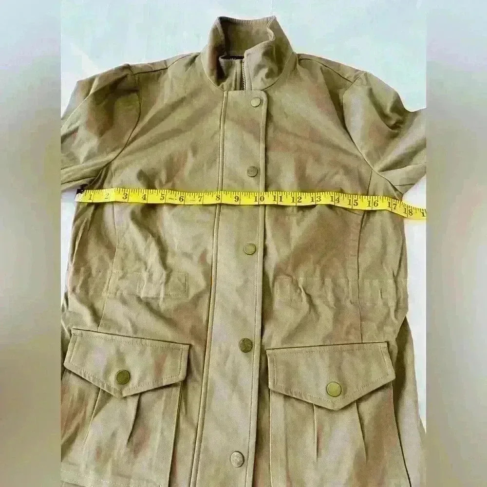 I.N.C. Lace-Up Utility Jacket Size Petite Small - Picture 9 of 11